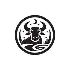 qurbani animal vector silhouette clip art logo illustration