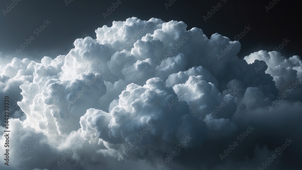 Poster Abstract representation of a cloud.