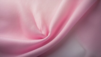 Fototapeta premium Pink textile backdrop complemented by white corners