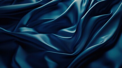 Obraz premium Gradient mesh background transitioning from dark navy blue to vivid teal, futuristic smooth surface and 3D rendering style. Abstract digital design, smooth color blending, tech aesthetic.