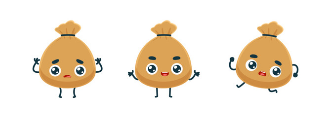 Set Mascot images of the Sack Bag