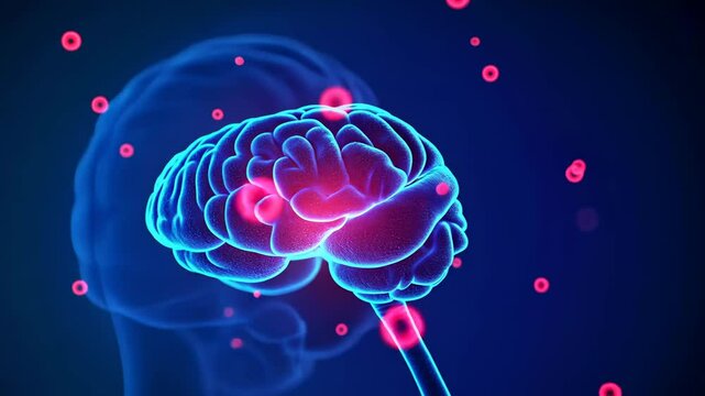 Scanning infections, neural pathogens, brain microbes. Infection analysis. Germs invade central nervous system. Pathogens enhance cognitive deterioration. Infection impacts human perception.