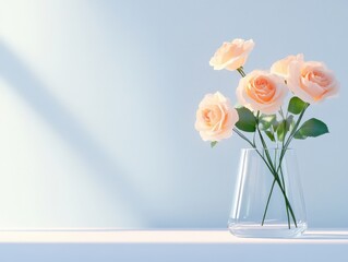Roses in vase still life