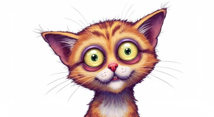 vector illustration of a cat