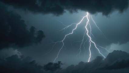 Severe weather including rain and lightning