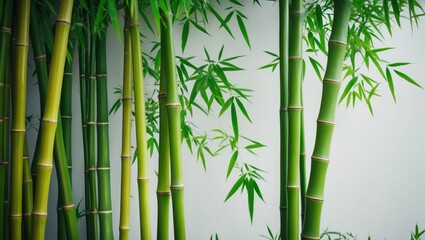 Creating a bamboo wall installation