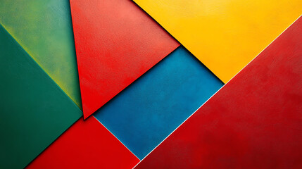 Fototapeta premium Vibrant red, blue, green, and yellow backgrounds for bold designs! Perfect for abstracts, wallpapers, and creative projects. Eye-catching, high-contrast, and full of energy