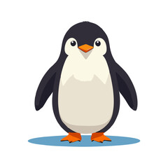 Cute penguin vector graphic and illustration