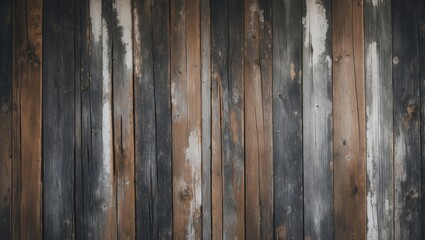 Fototapeta premium Rustic Old Solid Wood Slats as Shabby Background