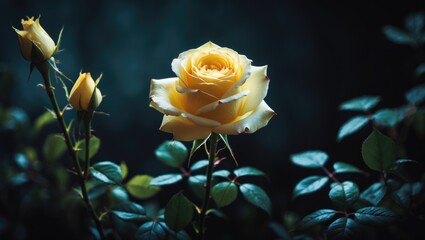 In the light: The tale of the rose