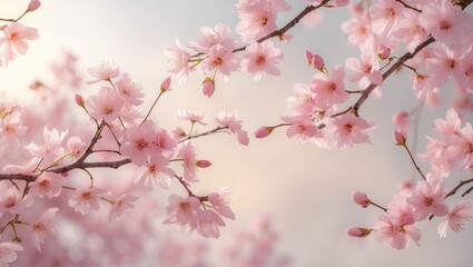 Obraz premium Pink Sakura flower from Thailand