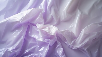 A gradient background of purple and white embellished with textures like creases and sparkles