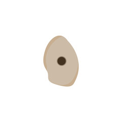 Holds for rock climbing walls. Vector illustration 