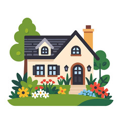 Cartoon_house_vector_illustration