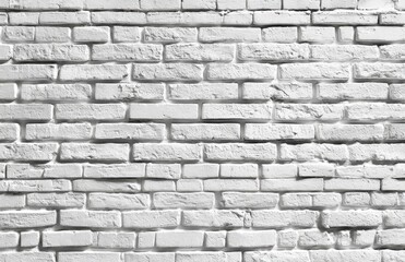 Fototapeta premium The background concept of a rural room incorporates a textured white brick wall