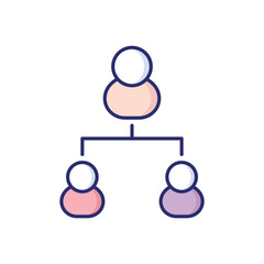 Coordination  Vector icon