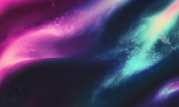 Abstract fluid blurred grainy gradient background texture. Colorful digital grain dust soft noise effect.