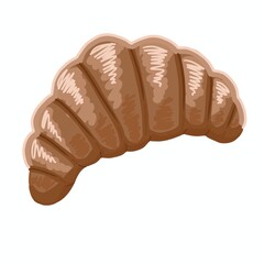 vector illustration of chocolate cake