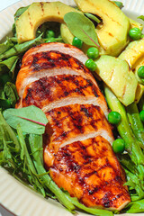 Fresh meat with a side dish for you