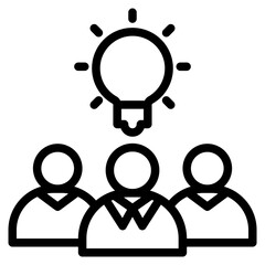 Teamwork icon in vector illustration