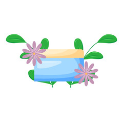 Skincare products organic cosmetics, beauty products.