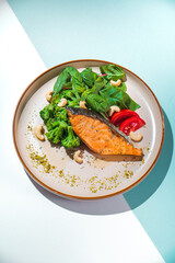 Fresh fish with a side dish for you
