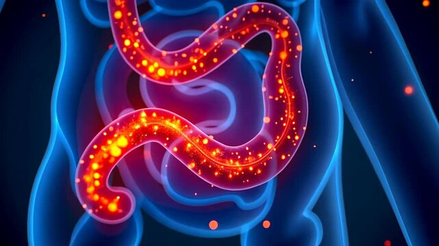 Scanning infections, Bacterial detection, Viral spread. Immune response. Pathogens invade digestive tract. Immunity combats intestinal invaders. Gut health essential for immunity.