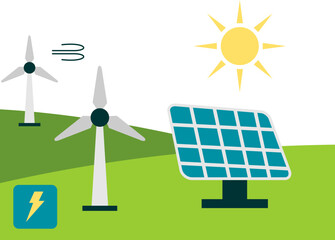 renewable energy Illustration