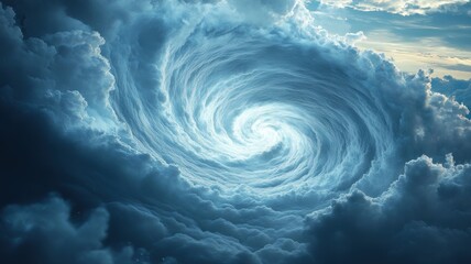 Swirling Cloud Vortex: Abstract Weather Phenomenon cloud clouds swirling vortex storm weather sky