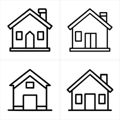 house icon set
