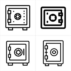 safe icon set
