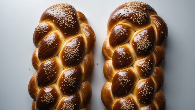 Shabbat fresh challah bread