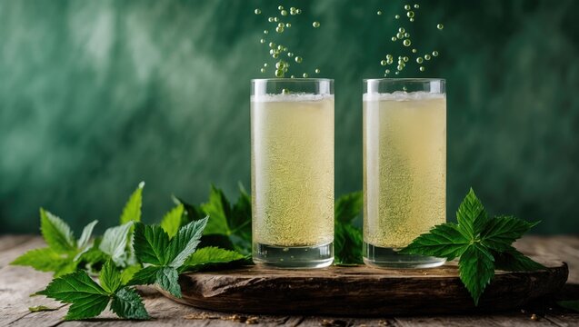 Alcohol Alternative: Organic Soft Drink with Nettle Bubbles