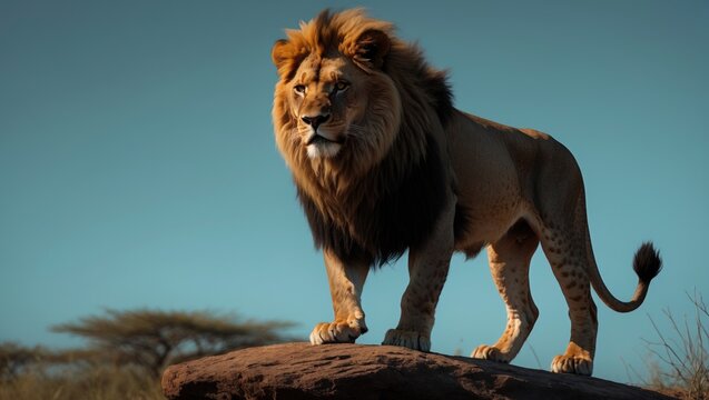 The Lion: Monarch of the Jungle - Powered by Adobe