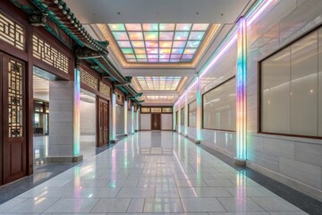 Modern Interior with Traditional Asian Elements
