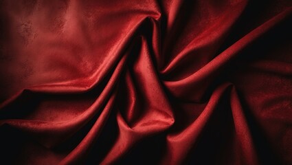 Background photography featuring Japanese vintage red paper texture and natural grunge canvas abstract