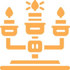 chandelier logo design vector template