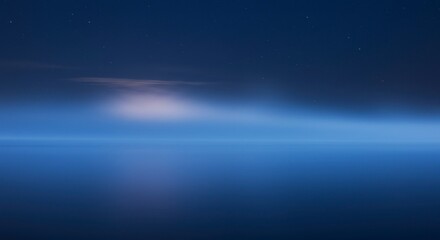 Obraz premium Night sky over tranquil ocean