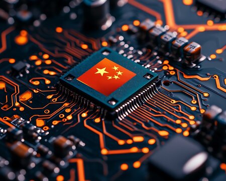 Chinese chip on circuit board