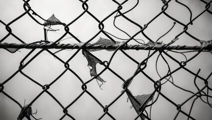 How to fix damage in wire mesh