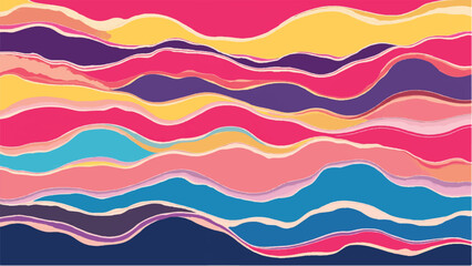 Wavy background. Abstract Wavy pattern. Colorful wavy pattern background. Layered Waves Background.