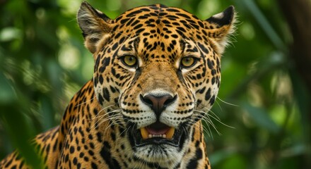 Jaguar in the jungle