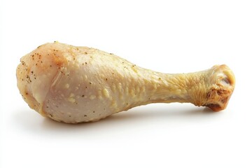 A cooked chicken drumstick