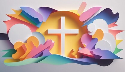 Good Friday Background Image Religious Cross Photo
