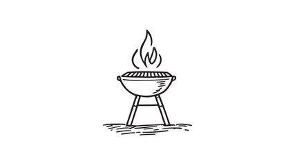 Cooking Recipe Infographic Line Art Style for Easy Meal Planning