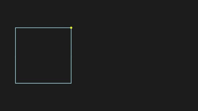 Forming Multiple geometric archetypes in an animation. 