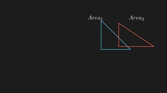 Triangle Area Comparison in an animation. 