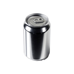 Miniature soda can, on transparent background