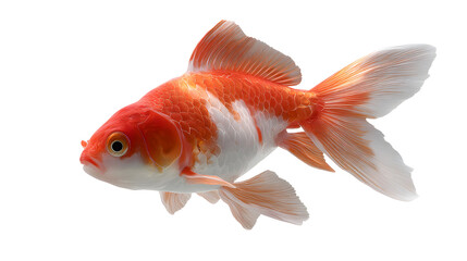 a beautiful goldfish