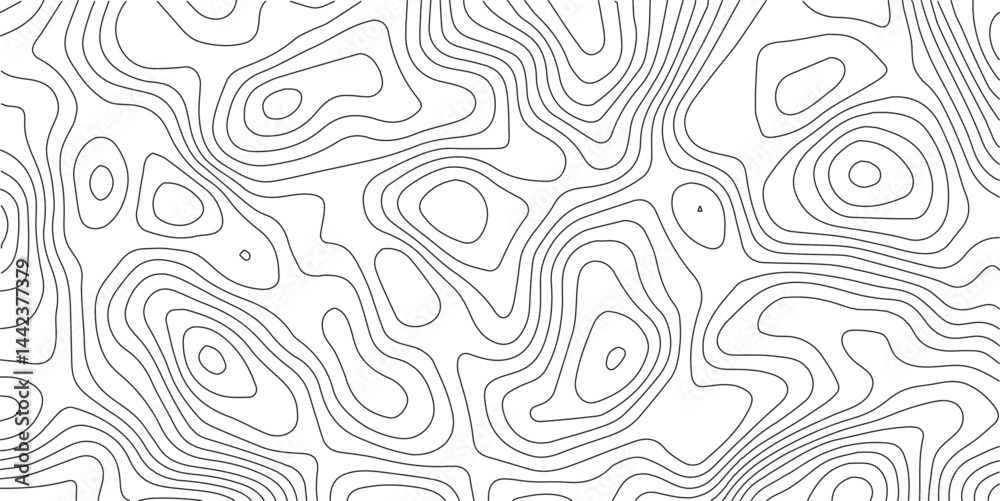 Leinwandbilder abstract topographic background. geographic line map. wavy pattern design. paper texture imitation o